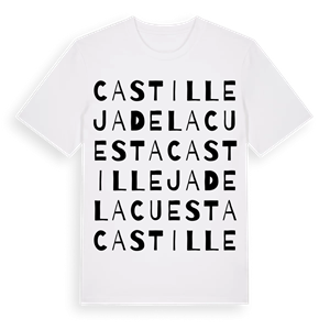 Castilleja de la Cuesta ordlek t-shirt – ekologisk bomull t-shirt från Pinshirt