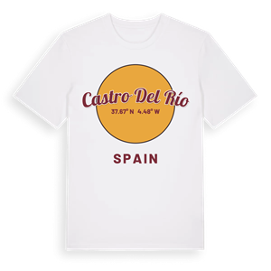 Castro del Río cirkel t-shirt – ekologisk bomull t-shirt från Pinshirt