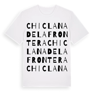Chiclana de la Frontera ordlek t-shirt – ekologisk bomull t-shirt från Pinshirt