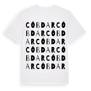 Cóbdar ordlek t-shirt – ekologisk bomull t-shirt från Pinshirt
