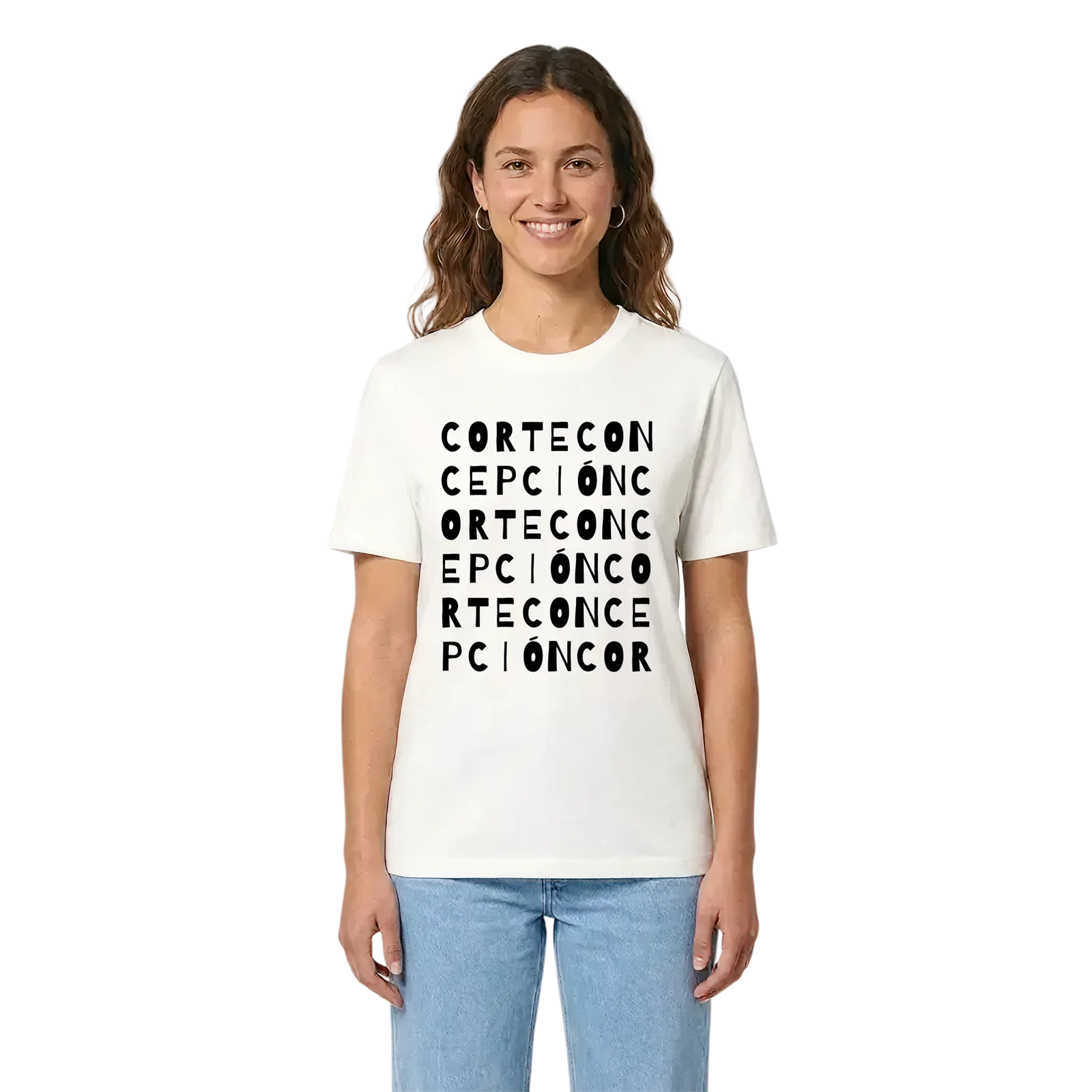 Corteconcepción ordlek t-shirt – White, i miljö