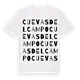 Cuevas del Campo ordlek t-shirt