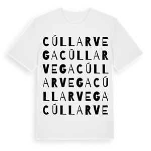 Cúllar Vega ordlek t-shirt – ekologisk bomull t-shirt från Pinshirt