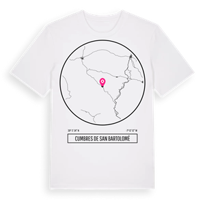 Cumbres de San Bartolomé t-shirt – ekologisk bomull t-shirt från Pinshirt