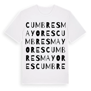 Cumbres Mayores ordlek t-shirt – ekologisk bomull t-shirt från Pinshirt