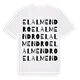 El Almendro ordlek t-shirt