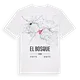 El Bosque karta t-shirt