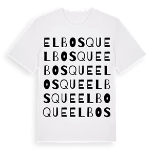 El Bosque ordlek t-shirt – ekologisk bomull t-shirt från Pinshirt