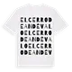 El Cerro de Andévalo ordlek t-shirt
