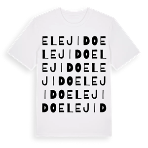El Ejido ordlek t-shirt – ekologisk bomull t-shirt från Pinshirt