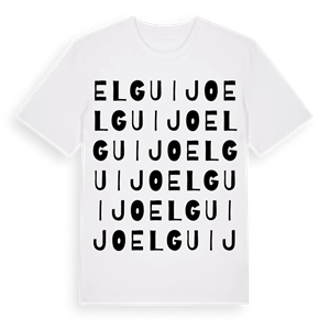 El Guijo ordlek t-shirt – ekologisk bomull t-shirt från Pinshirt