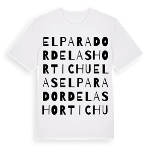 El Parador de las Hortichuelas ordlek t-shirt – ekologisk bomull t-shirt från Pinshirt