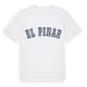 El Pinar college t-shirt – ekologisk bomull t-shirt från Pinshirt