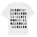 El Ronquillo ordlek t-shirt