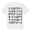 Fuente Palmera ordlek t-shirt