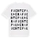 Fuente Palmera ordlek t-shirt