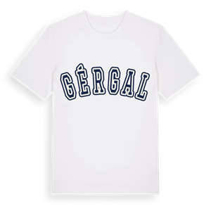 Gérgal college t-shirt – ekologisk bomull t-shirt från Pinshirt