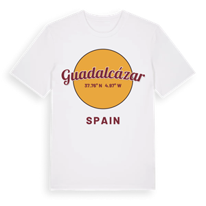 Guadalcázar cirkel t-shirt – ekologisk bomull t-shirt från Pinshirt