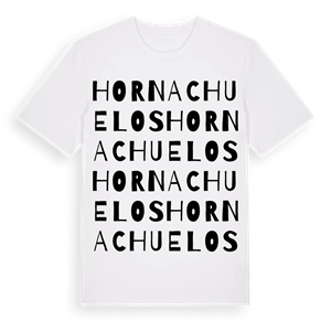 Hornachuelos ordlek t-shirt – ekologisk bomull t-shirt från Pinshirt