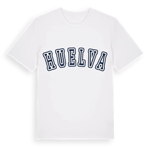Huelva college t-shirt – ekologisk bomull t-shirt från Pinshirt