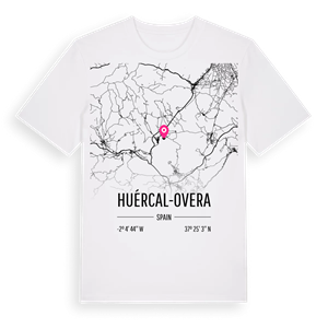 Huércal-Overa karta t-shirt – ekologisk bomull t-shirt från Pinshirt