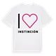 Jag älskar Instinción t-shirt stort tryck