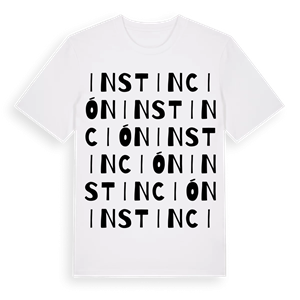 Instinción ordlek t-shirt – ekologisk bomull t-shirt från Pinshirt