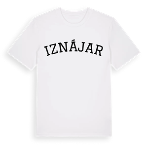 Iznájar böjd t-shirt – ekologisk bomull t-shirt från Pinshirt