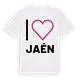 Jag älskar Jaén t-shirt stort tryck