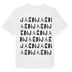 Jaén ordlek t-shirt – ekologisk bomull t-shirt från Pinshirt