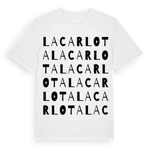 La Carlota ordlek t-shirt – ekologisk bomull t-shirt från Pinshirt