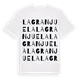 La Granjuela ordlek t-shirt