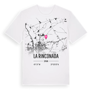 La Rinconada karta t-shirt – ekologisk bomull t-shirt från Pinshirt