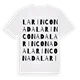 La Rinconada ordlek t-shirt