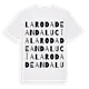 La Roda de Andalucía ordlek t-shirt