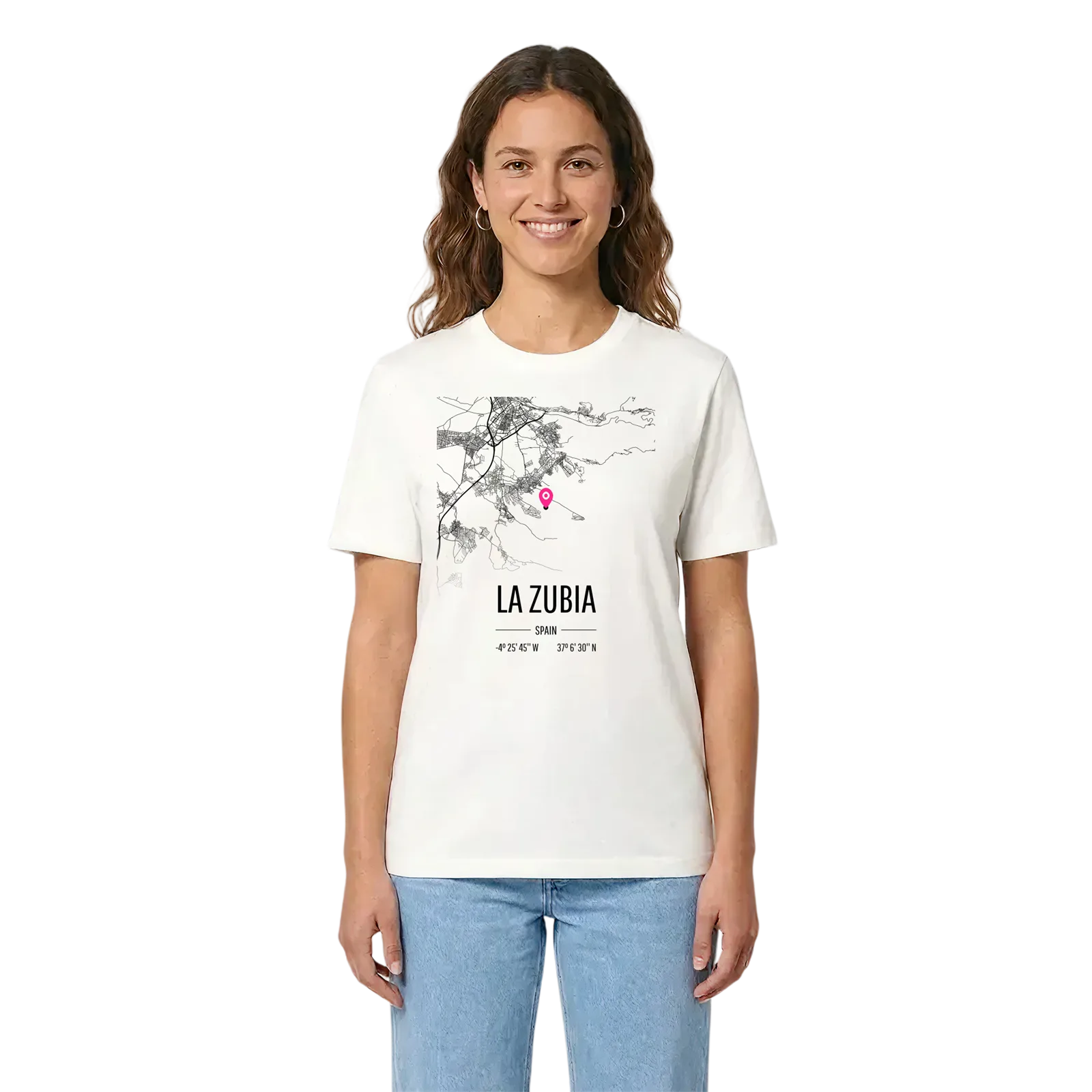 La Zubia karta t-shirt – White, i miljö