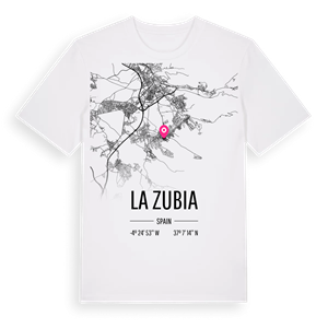 La Zubia karta t-shirt – ekologisk bomull t-shirt från Pinshirt