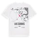 Las Gabias karta t-shirt