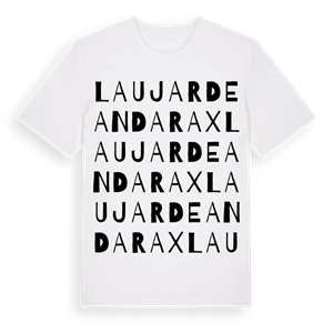 Laujar de Andarax ordlek t-shirt – ekologisk bomull t-shirt från Pinshirt