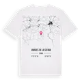 Linares de la Sierra karta t-shirt