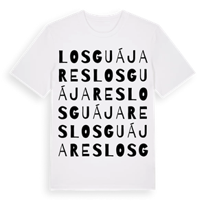 Los Guájares ordlek t-shirt – ekologisk bomull t-shirt från Pinshirt