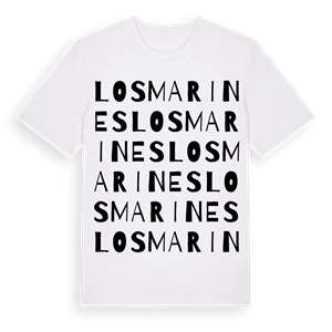 Los Marines ordlek t-shirt – ekologisk bomull t-shirt från Pinshirt