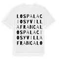 Los Palacios y Villafranca ordlek t-shirt