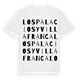 Los Palacios y Villafranca ordlek t-shirt