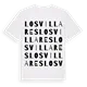 Los Villares ordlek t-shirt