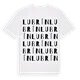 Lubrín ordlek t-shirt