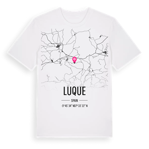Luque karta t-shirt – ekologisk bomull t-shirt från Pinshirt