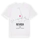 Nevada karta t-shirt