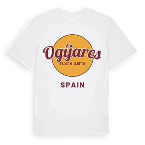 Ogíjares cirkel t-shirt – ekologisk bomull t-shirt från Pinshirt