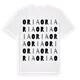 Oria ordlek t-shirt
